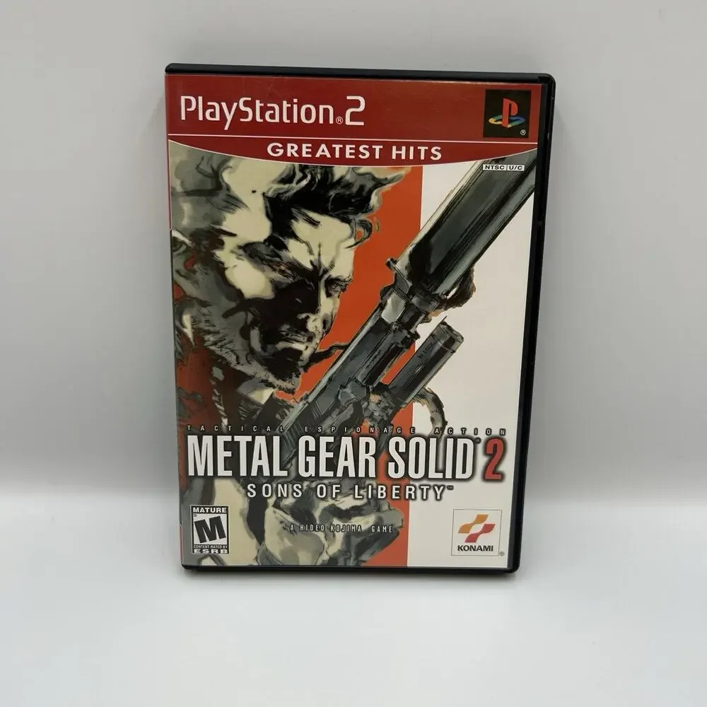 Metal Gear Solid 2: Sons of Liberty (Sony Playstation 2 PS2) CIB - Greatest Hits